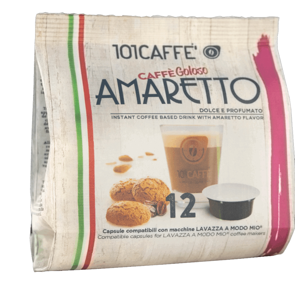 Dolce Gusto Compatible Capsules 101 Caffe Amaretto 12 pieces