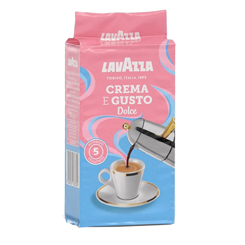 Caffè Espresso Lavazza Crema e Gusto Dolce 250g Macinato