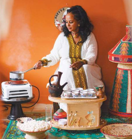 Ethiopian sales coffee ceremony